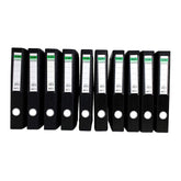 10-Piece Box File Folder Set, A4 size Black
